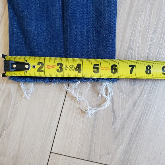 Ralph Lauren Jeans Womens 32x25 Mom High Rise Skinny USA Flag Boho Denim Supply - Picture 13 of 13